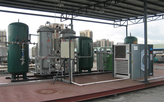 Metallurgie PSA gebaseerde stikstoffabriek 0.3-1.0mpa Moleculaire zeegenerator