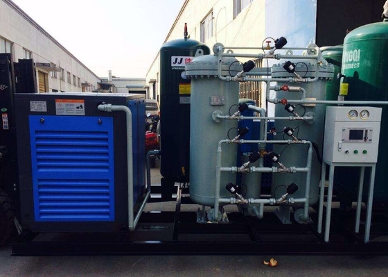 Mobiele membraanluchtscheiding Gemakkelijk vervoer 5nm3 stikstofgenerator
