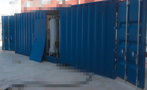 Mobiele Membraan Lucht Scheiding 99,9%, 5 Nm3 Stikstofgenerator Membraan Technologie